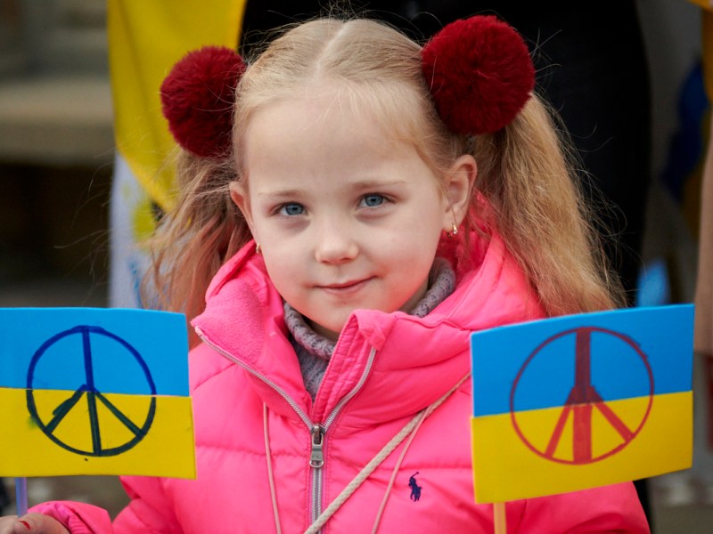 Los niños piden la&nbsp;paz